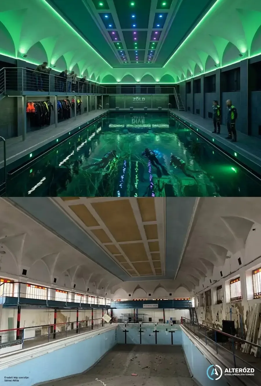 A Zöld Búvárpark – látványterv 1