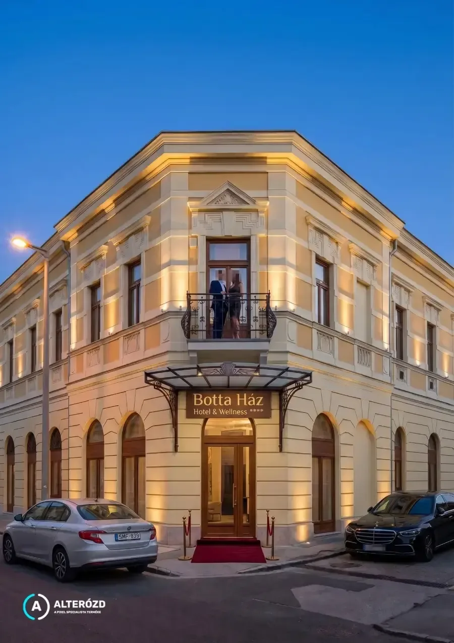A Botta ház, amely ma is szállodaként üzemel – látványterv 1