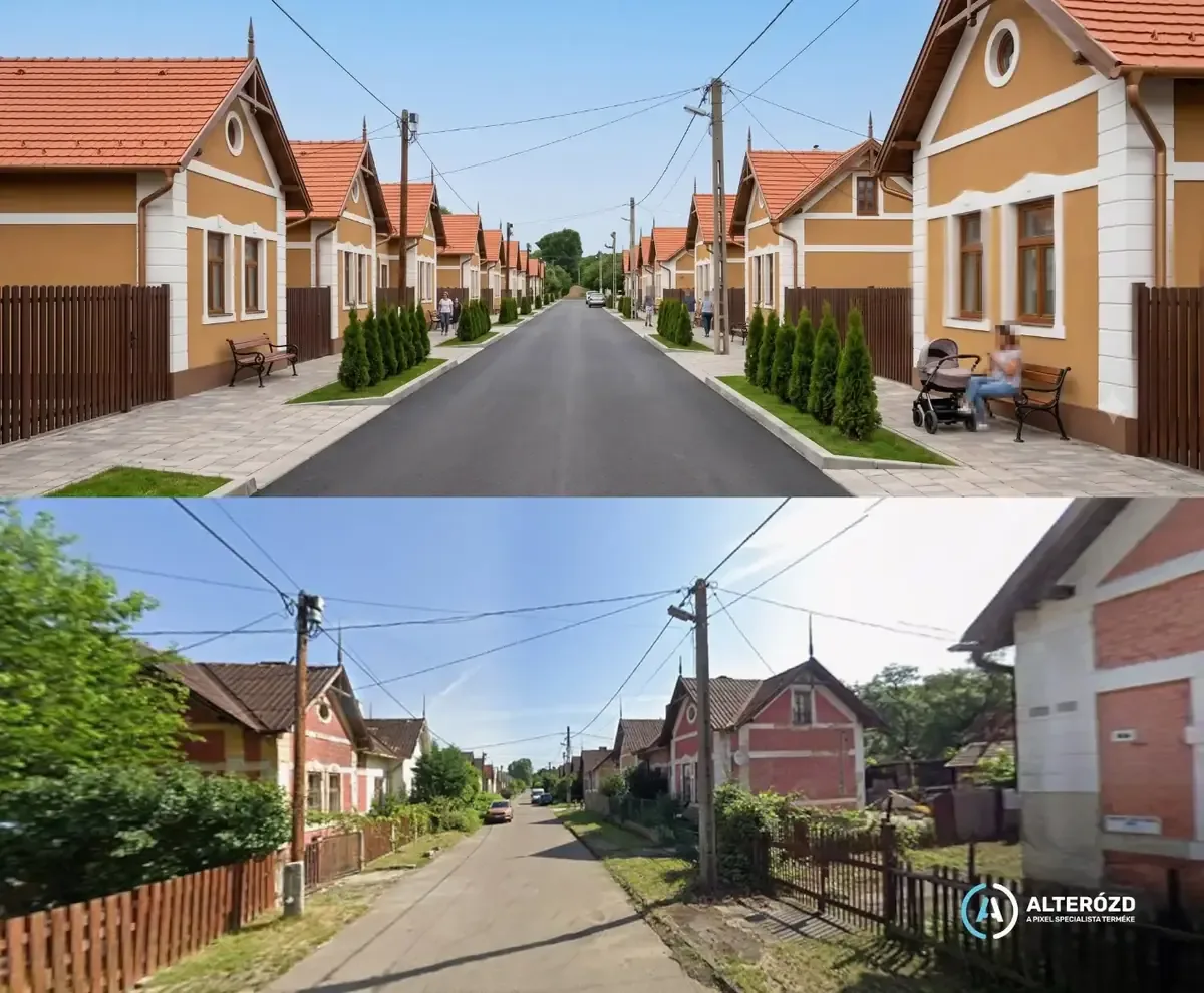 Újtelep, a közösség, amely nem hagyta magát széthullani – látványterv 2