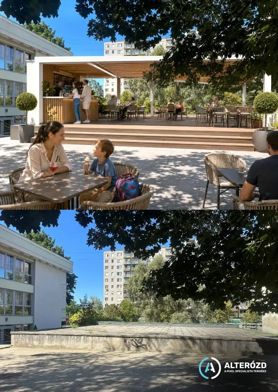 A Kétórási Szieszta Bár – látványterv 1