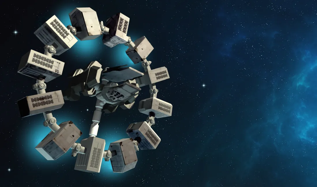 Az Interstellar Endurance űrhajójának 3D modellje