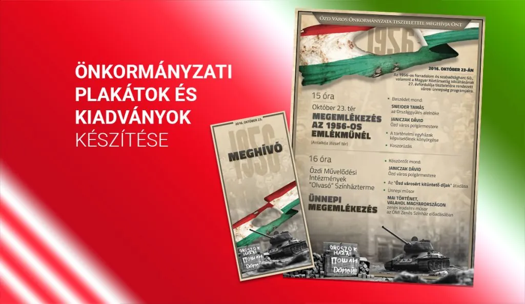 Önkormányzati plakátok és kiadványok