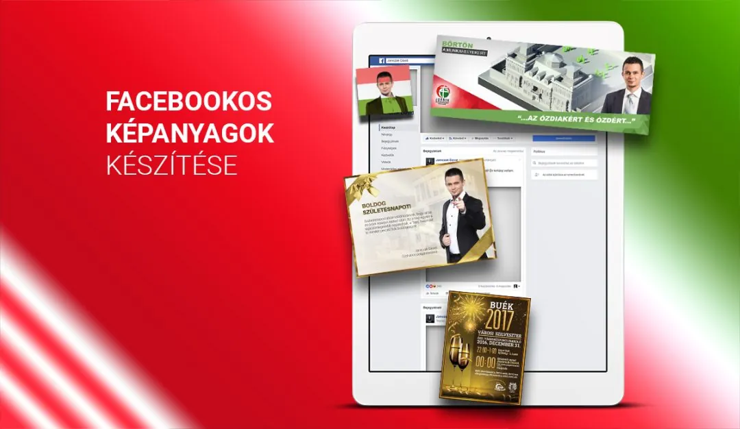 Facebookos képanyagok önkormányzati oldalra