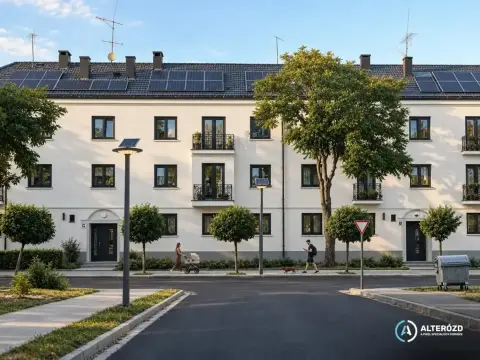 Az Árpád vezér út megújulása – látványterv 2 – Az Árpád vezér út megújulása